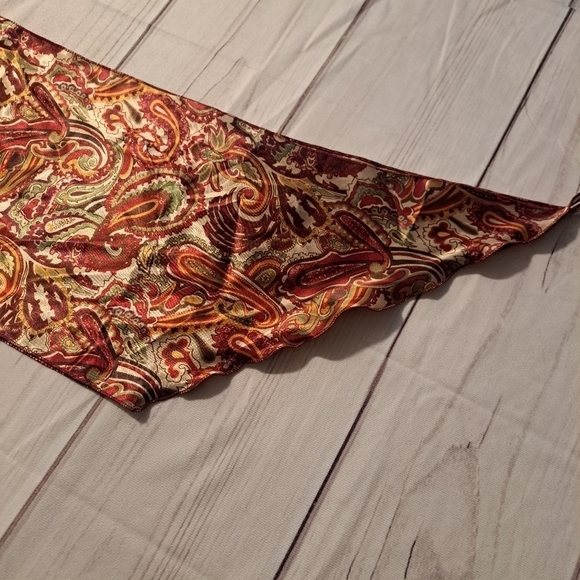 Lane Bryant Paisley Scarf Fall Colors - Picture 4 of 12